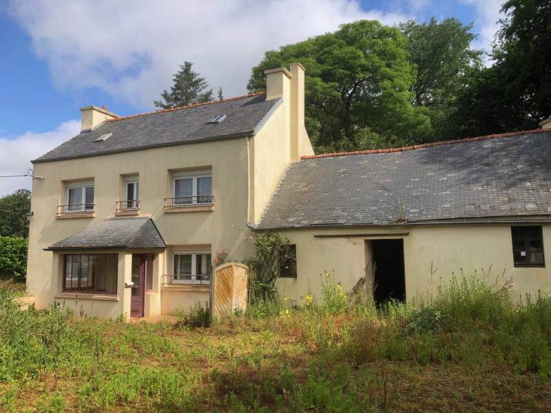 Maison de campagne corps de ferme 90m2 habitable Ploudaniel